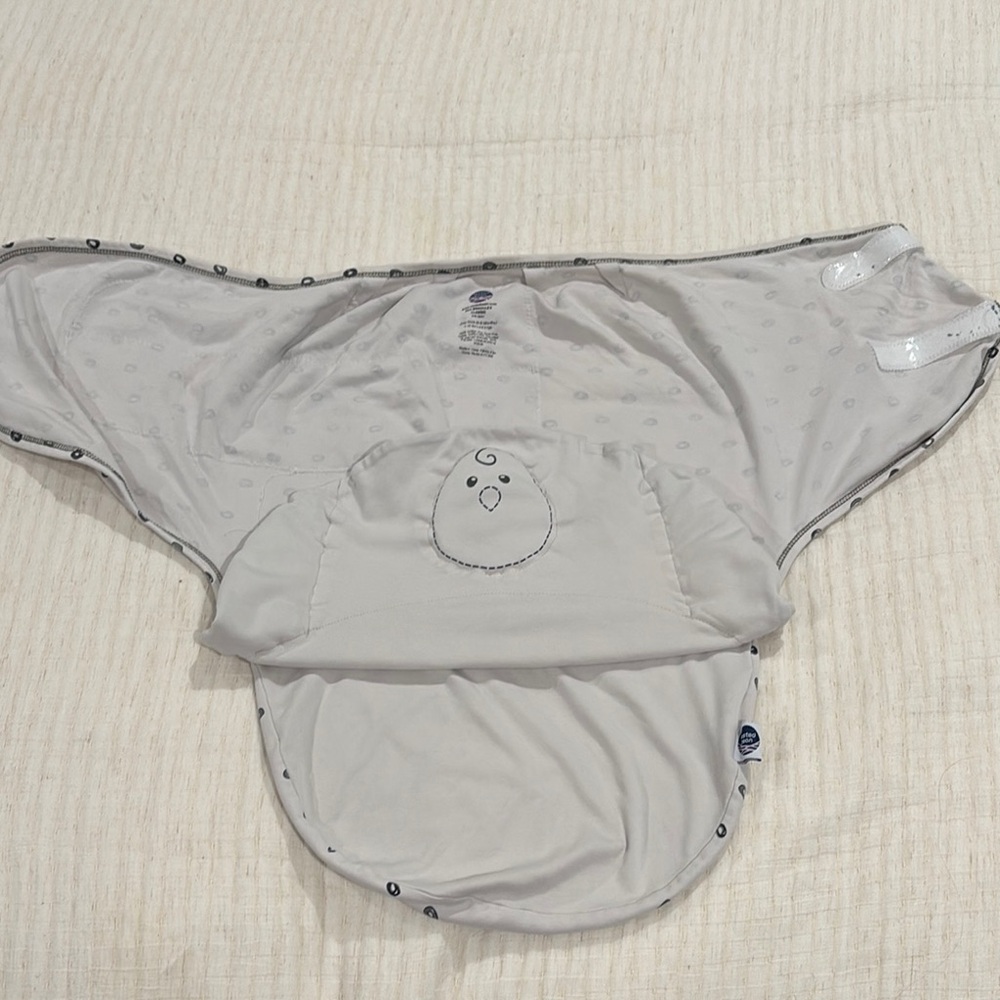 Nested Bean SleepSack Swaddle in White